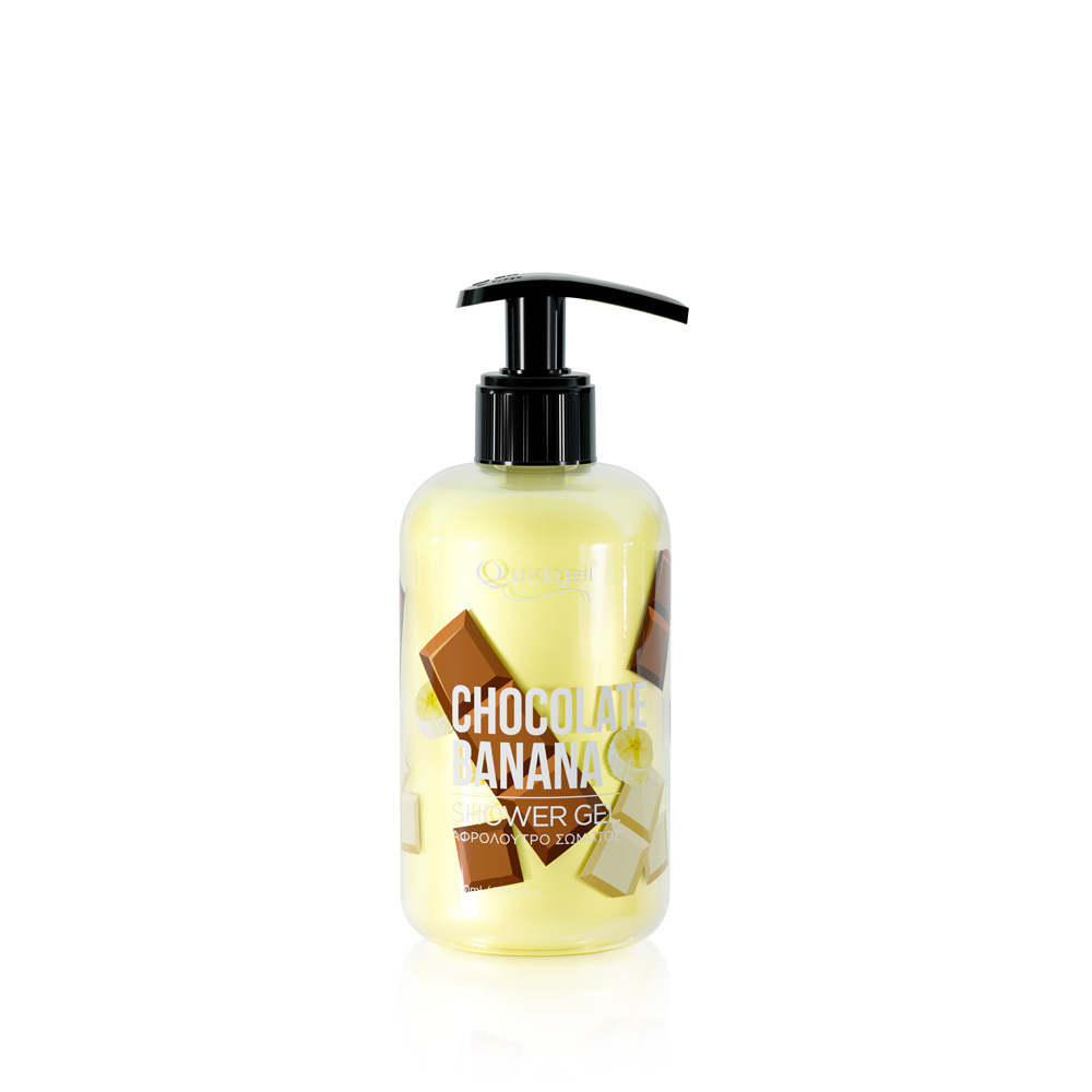20230606154719_5689981b Quickgel Αφρόλουτρο σε Gel Chocolate Banana 300ml - Image 1