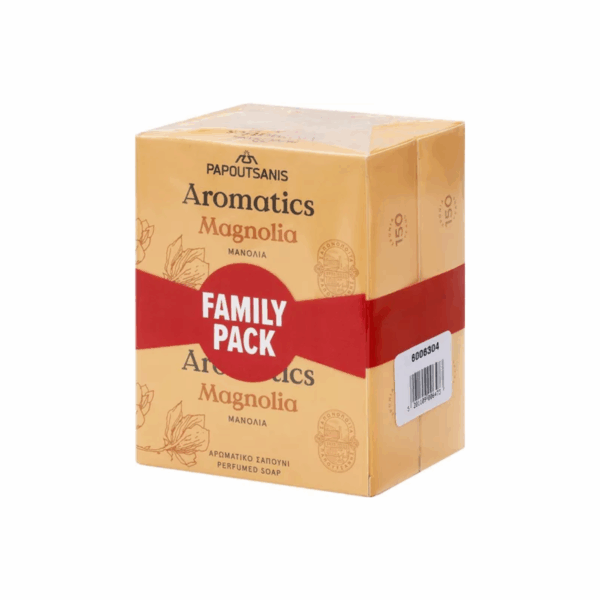 Papoutsanis Magnolia Μπάρα Σαπουνιού με Γλυκερίνη 1τμχ
