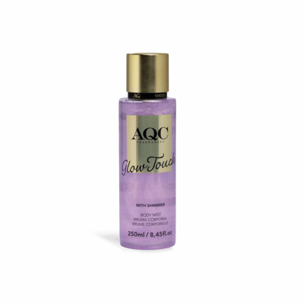 AQC Glow Touch Shimmer Body Mist Purple Σπρέι Σώματος Shimmer Φρουτώδες Λουλουδένιο 250ml